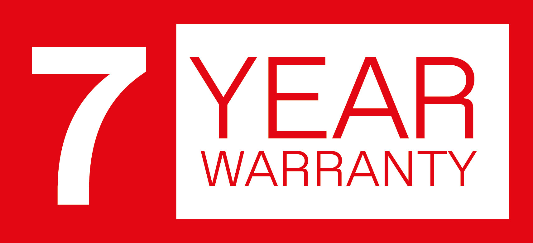 MG 7 Year Warranty Logo
