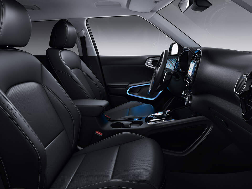 interior of kia soul EV