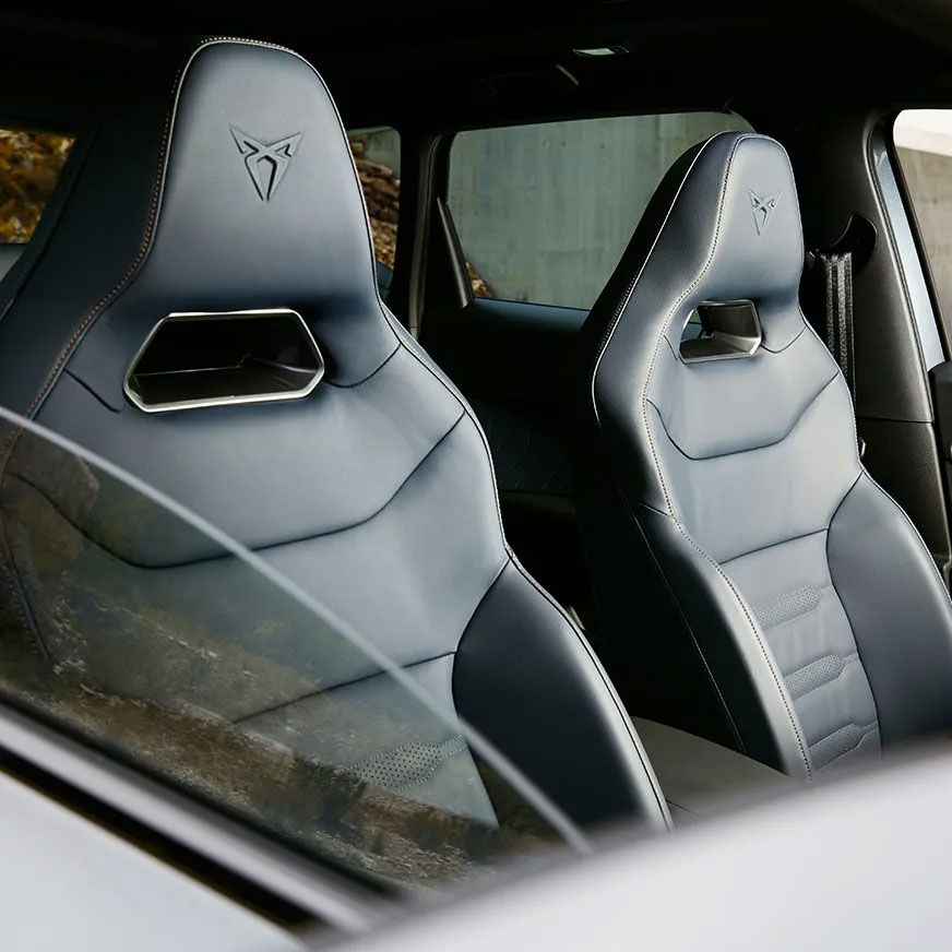 CUPRA seats looking from window