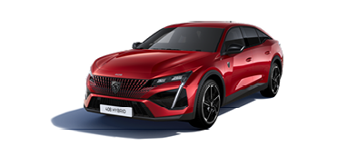 Red Peugeot 408
