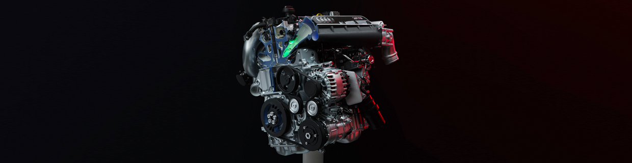 Audi five-cylinder engine