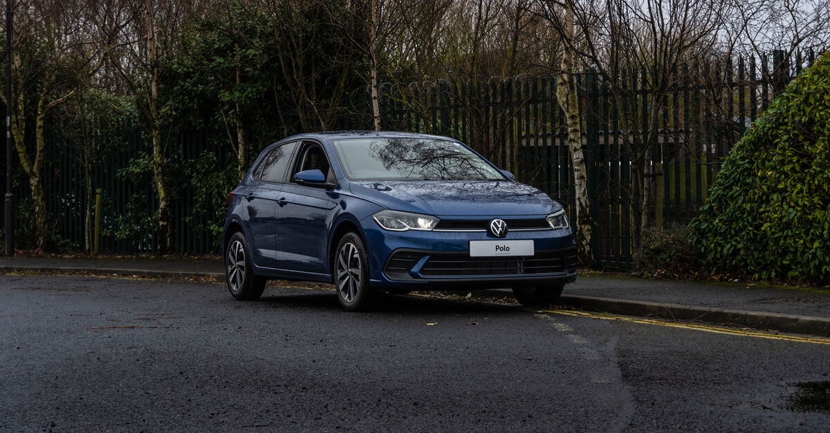 Volkswagen Polo parked at the side of a street