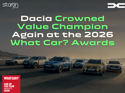 Dacia Crowned Value Champion Again at the 2026 What Car? Awards