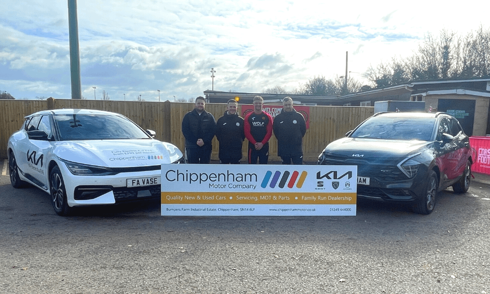 Chippenham Motor Company partners with Corsham Town FC