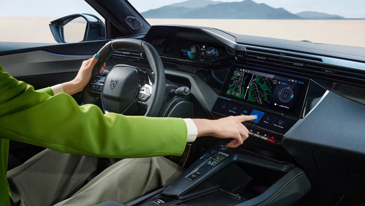infotainment on peugeot 408