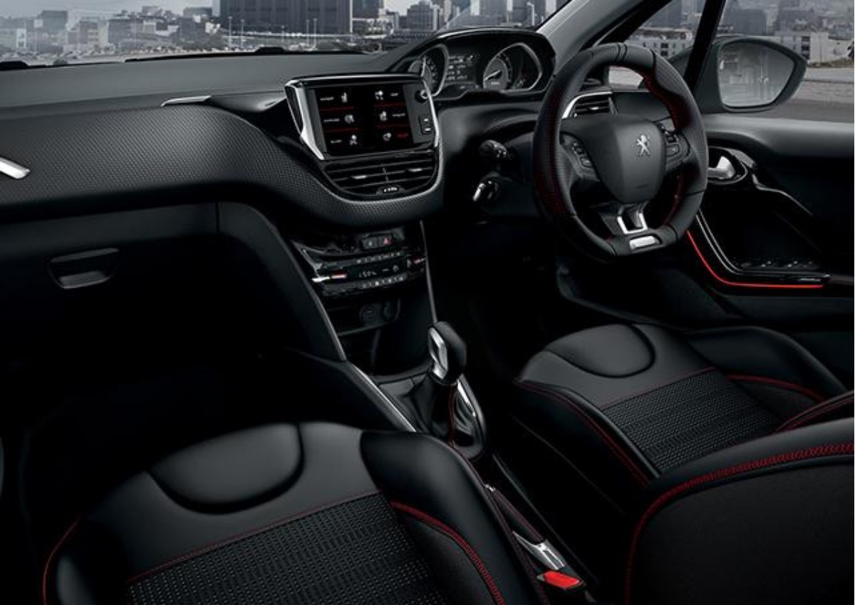 interior of peugeot 208