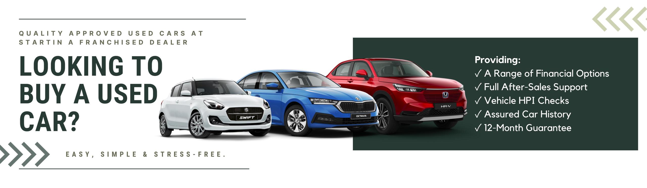 Used Cars in Malvern Worcestershire the Midlands Startin Group