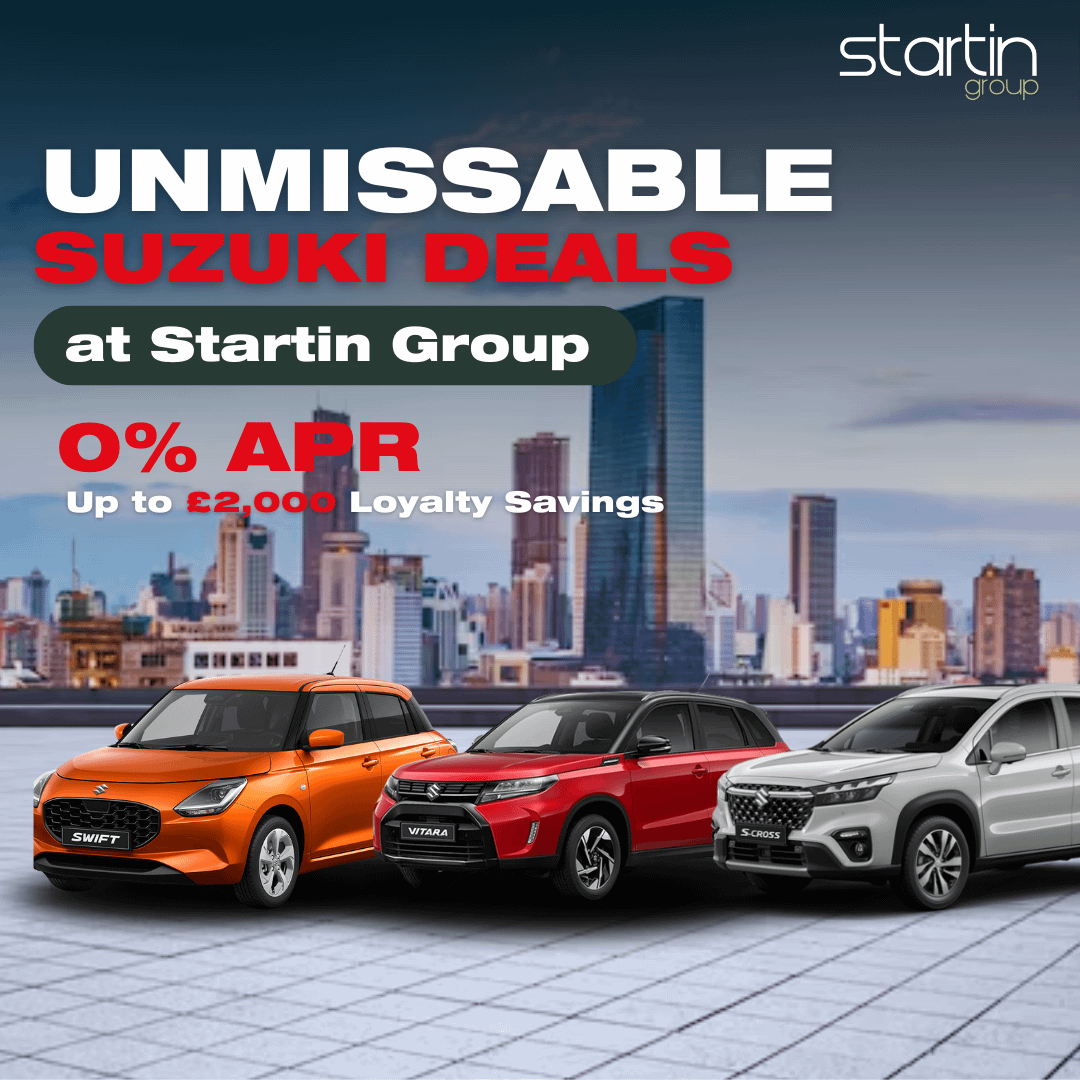 Unmissable Suzuki Deals at Startin Group – 0% APR and Up to £2,000 Loyalty Savings