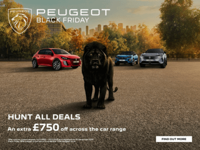 The Peugeot Black Friday Event - Save £750 This November