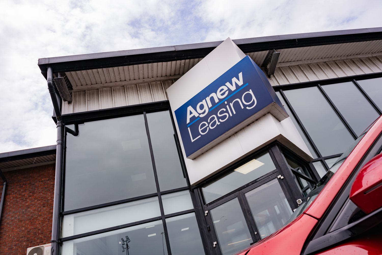 Agnew Leasing. Exterior view of location.