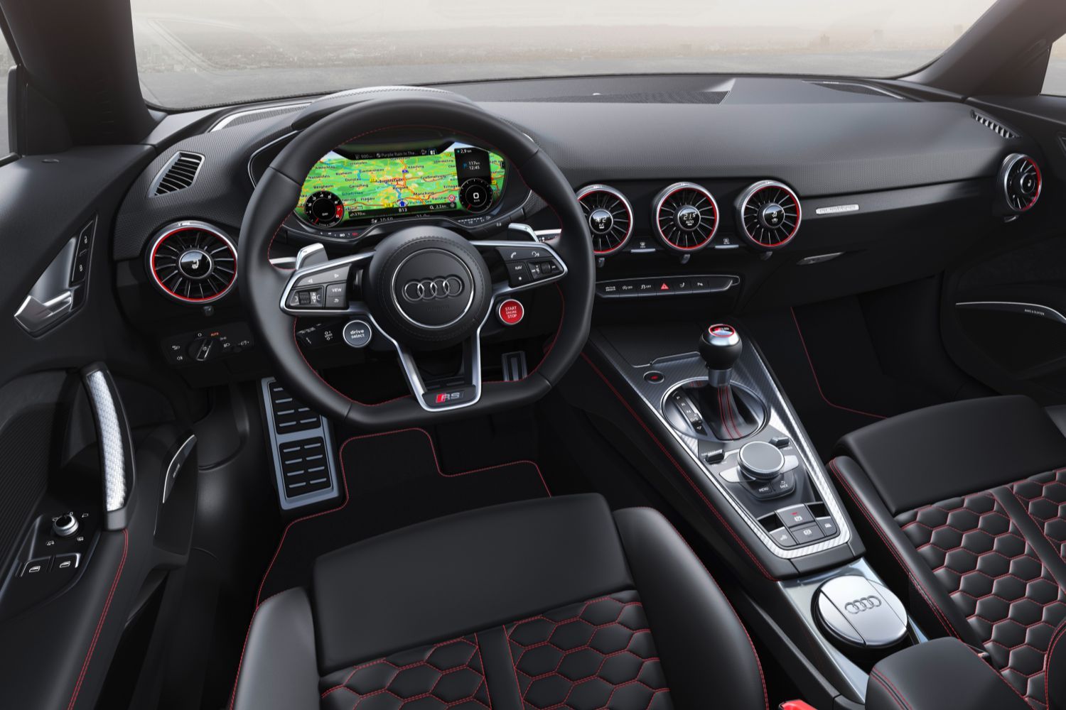New Audi TT RS Roadster digital cockpit