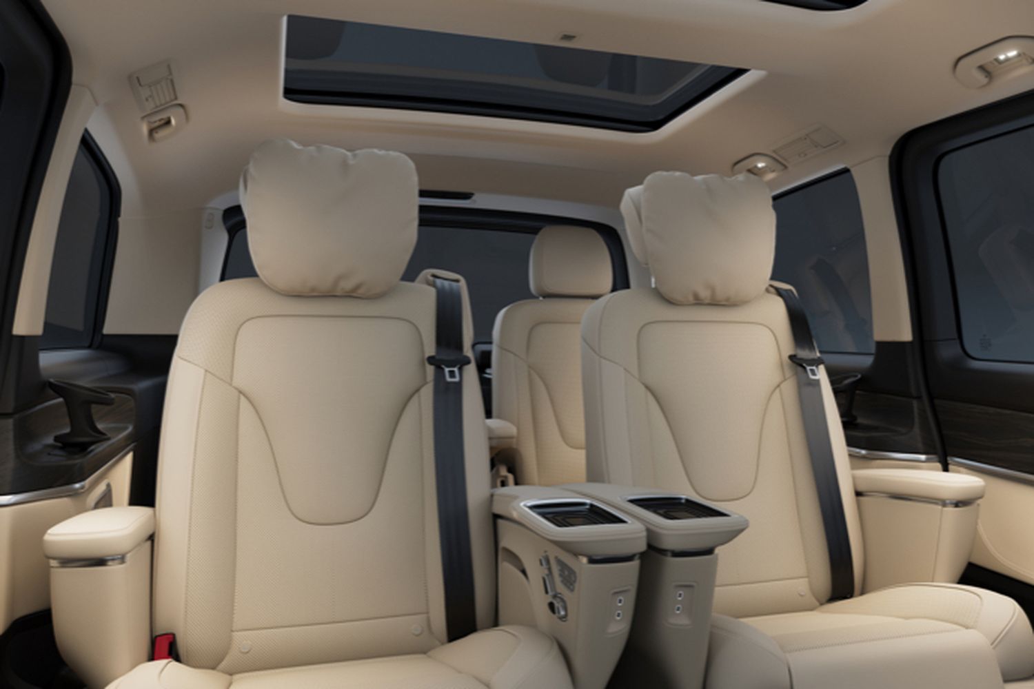 Interior of the new Mercedes-Benz V-Class