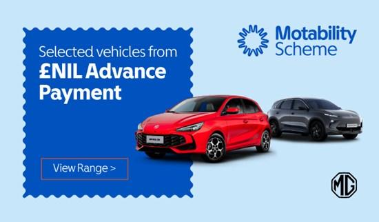 MG Motability Scheme Offers