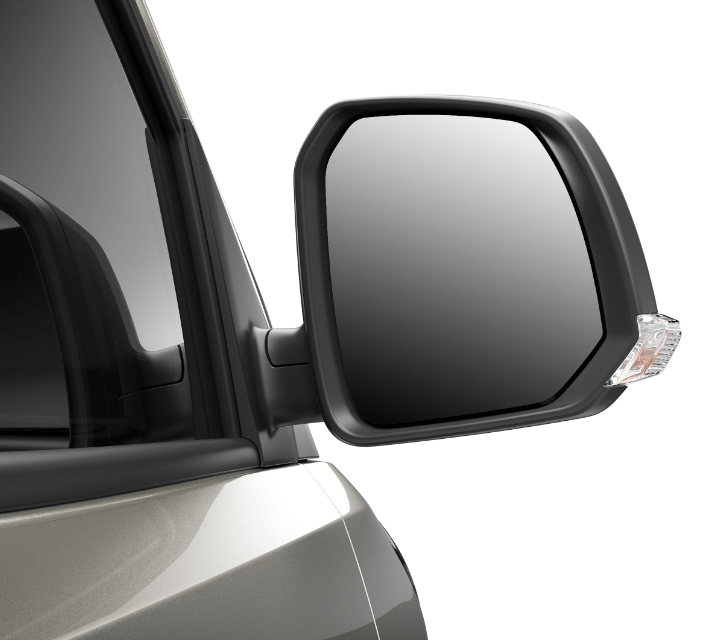 View of side mirror