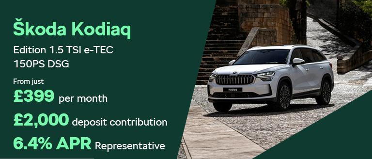 Škoda Kodiaq Finance Offer From Caffyns