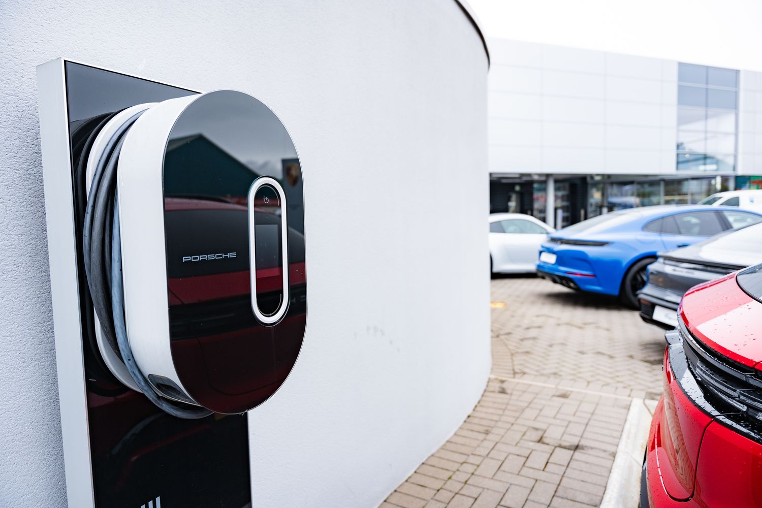 Porsche Charging Dock at Porsche Centre Belfast