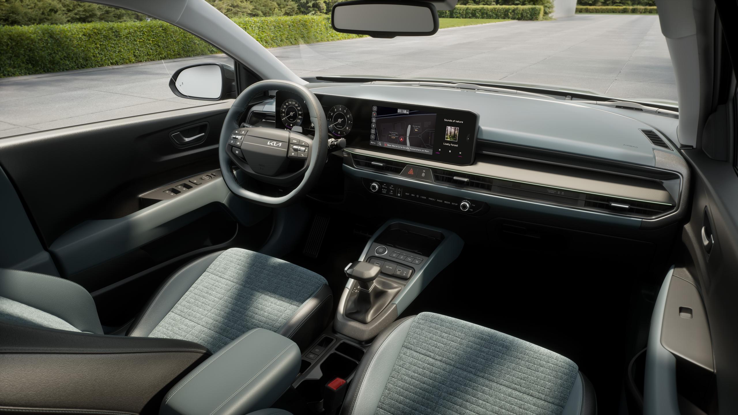 interior of Kia Stonic