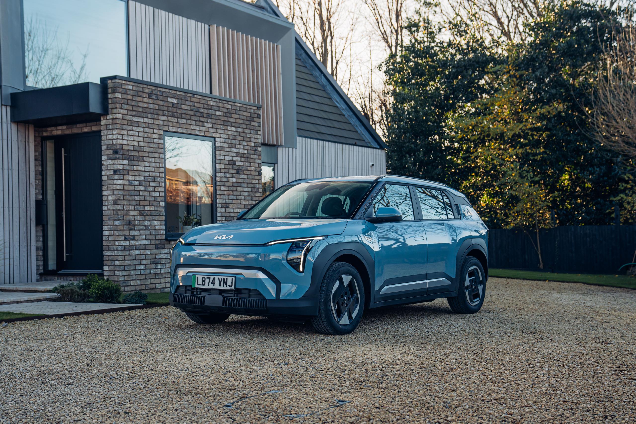 Parked Kia EV