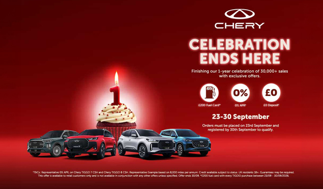 Take advantage of Chery's 1st birthday incentives