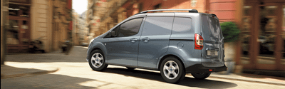 Side view of the Ford Transit Courier available from £18,050 + VAT