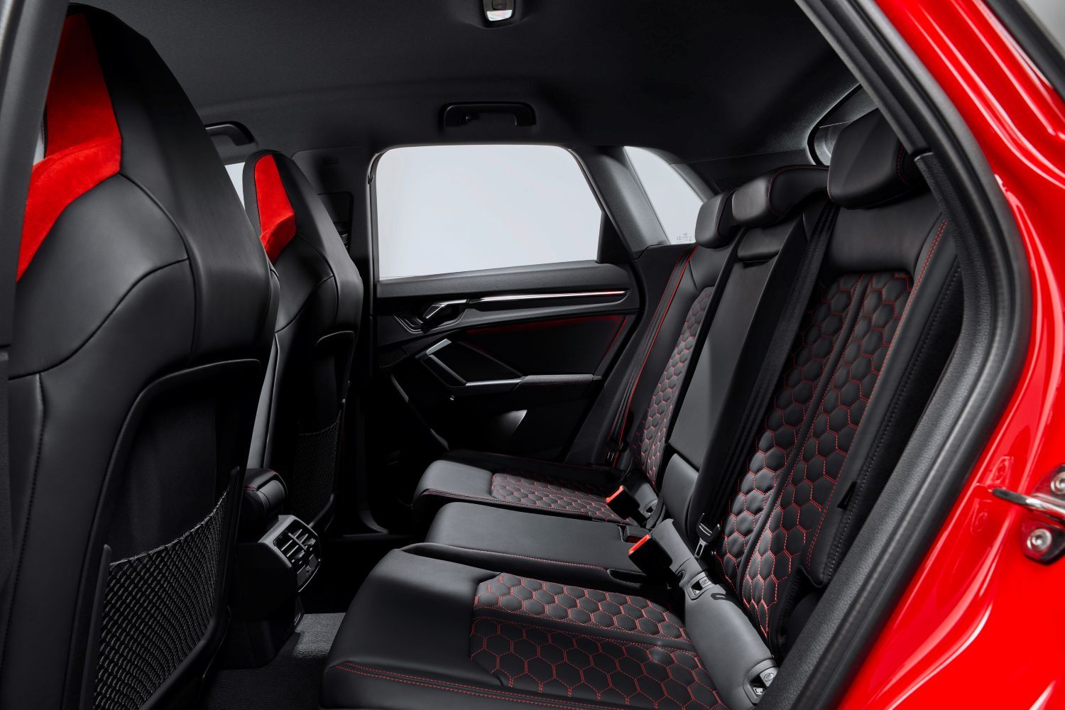 New Audi RS Q3 back seat interior