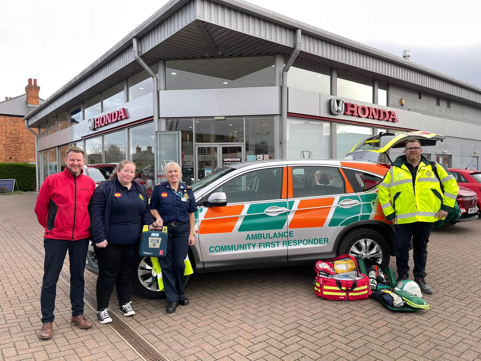 Startin Honda Supply An Ambulance