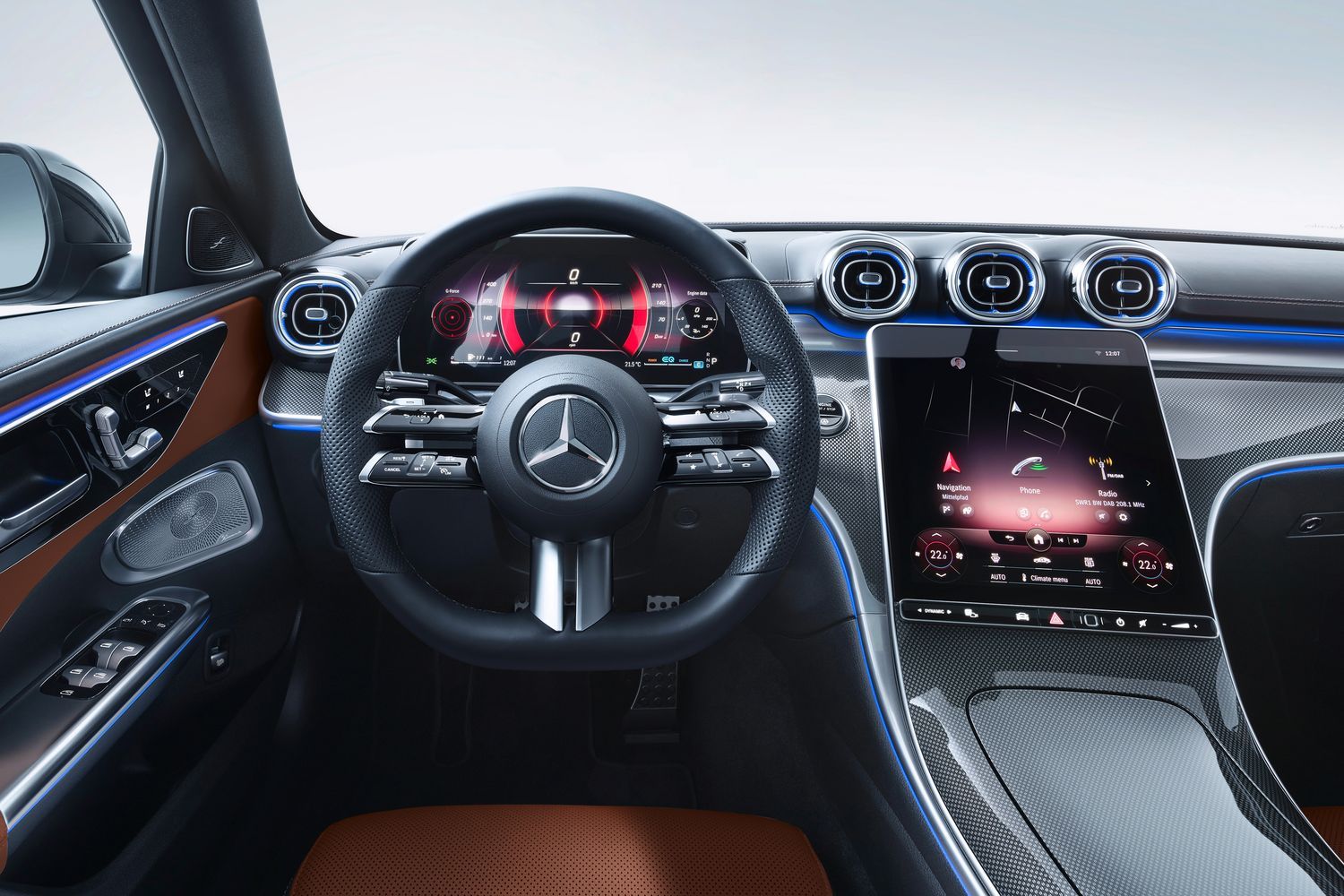 C-Class Saloon Interior technology
