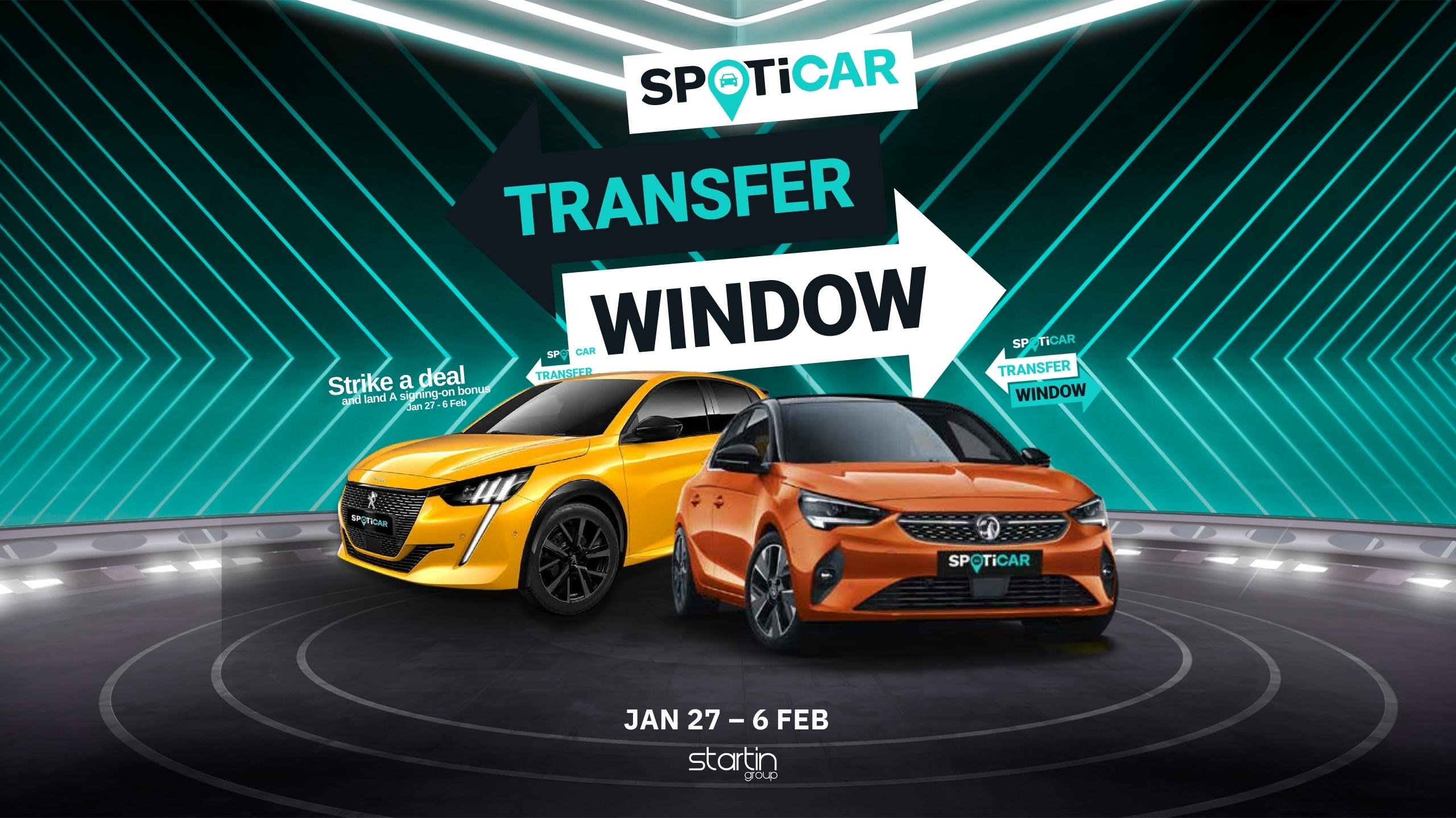 Strike a deal with the Spoticar Transfer Window