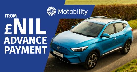 Mg electric on sale car motability