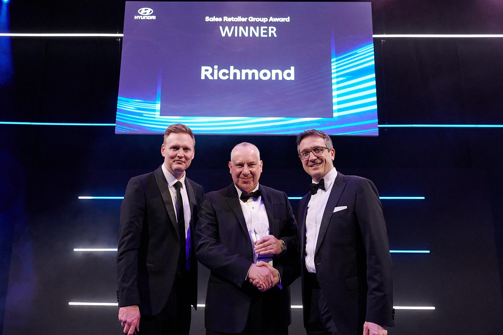 Hyundai Sales Retailer of the Year 2025 Award - Richmond Hyundai