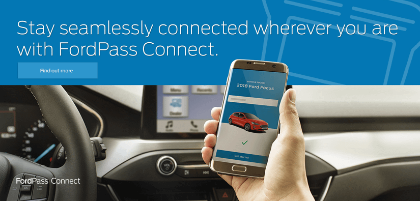 Stay connected with the Ford Pass app.