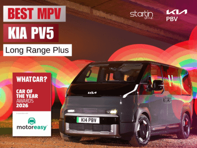 Kia PV5 Wins MPV of the Year 2026 | Electric Family MPV at Startin Kia