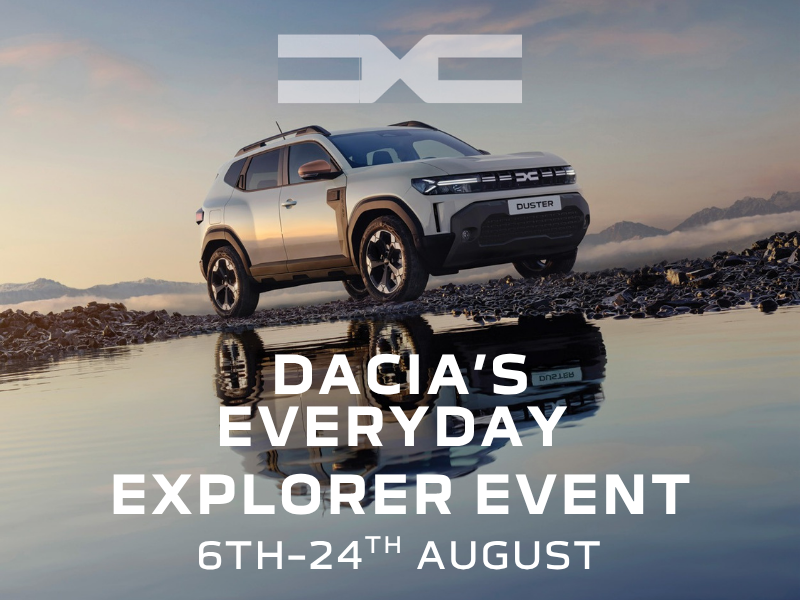 Dacia’s Everyday Explorer Event at Startin Dacia Worcester Save £1,000 on Your New Dacia Duster*
