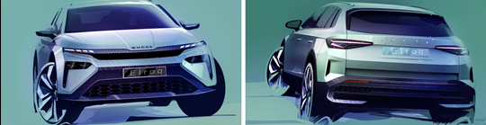Škoda Reveals Sketches Of The All-New Elroq