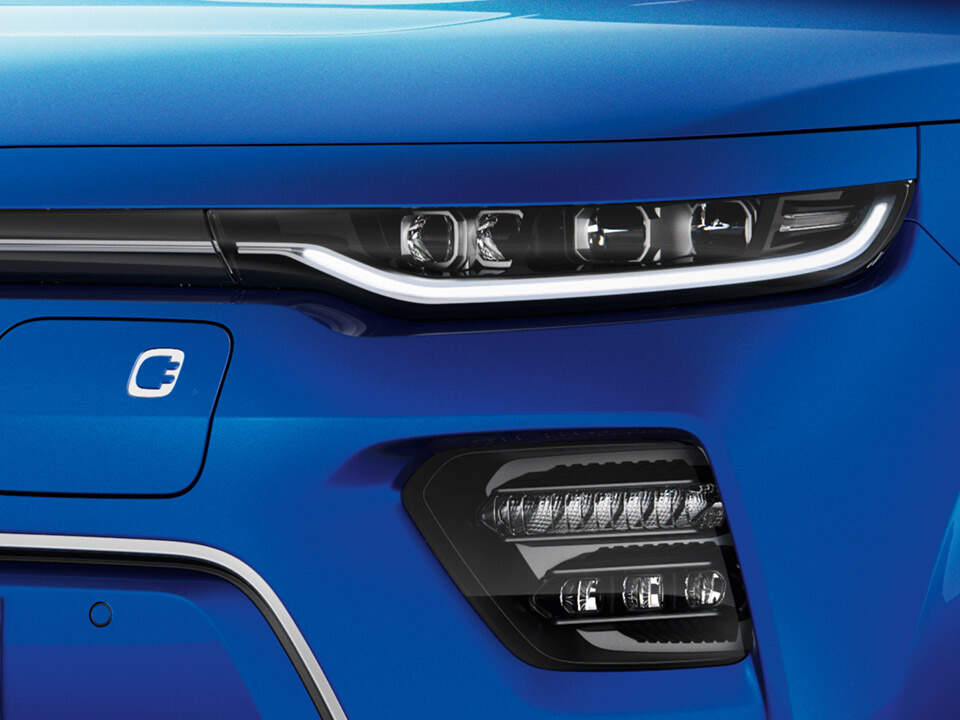 light of kia soul EV