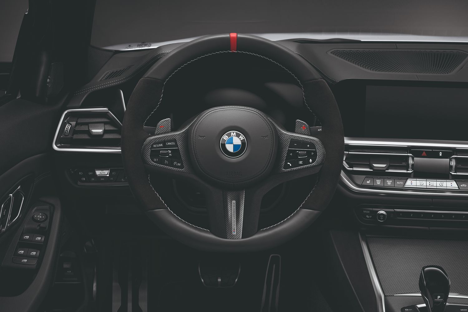 Interior of the new BMW 4 series coupe. Featuring driving assistant professional.