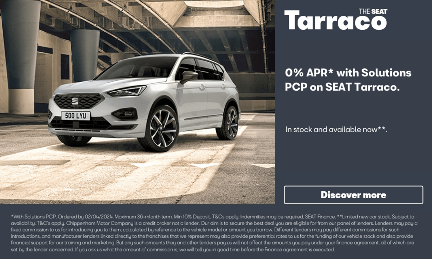 SEAT Tarraco with offer