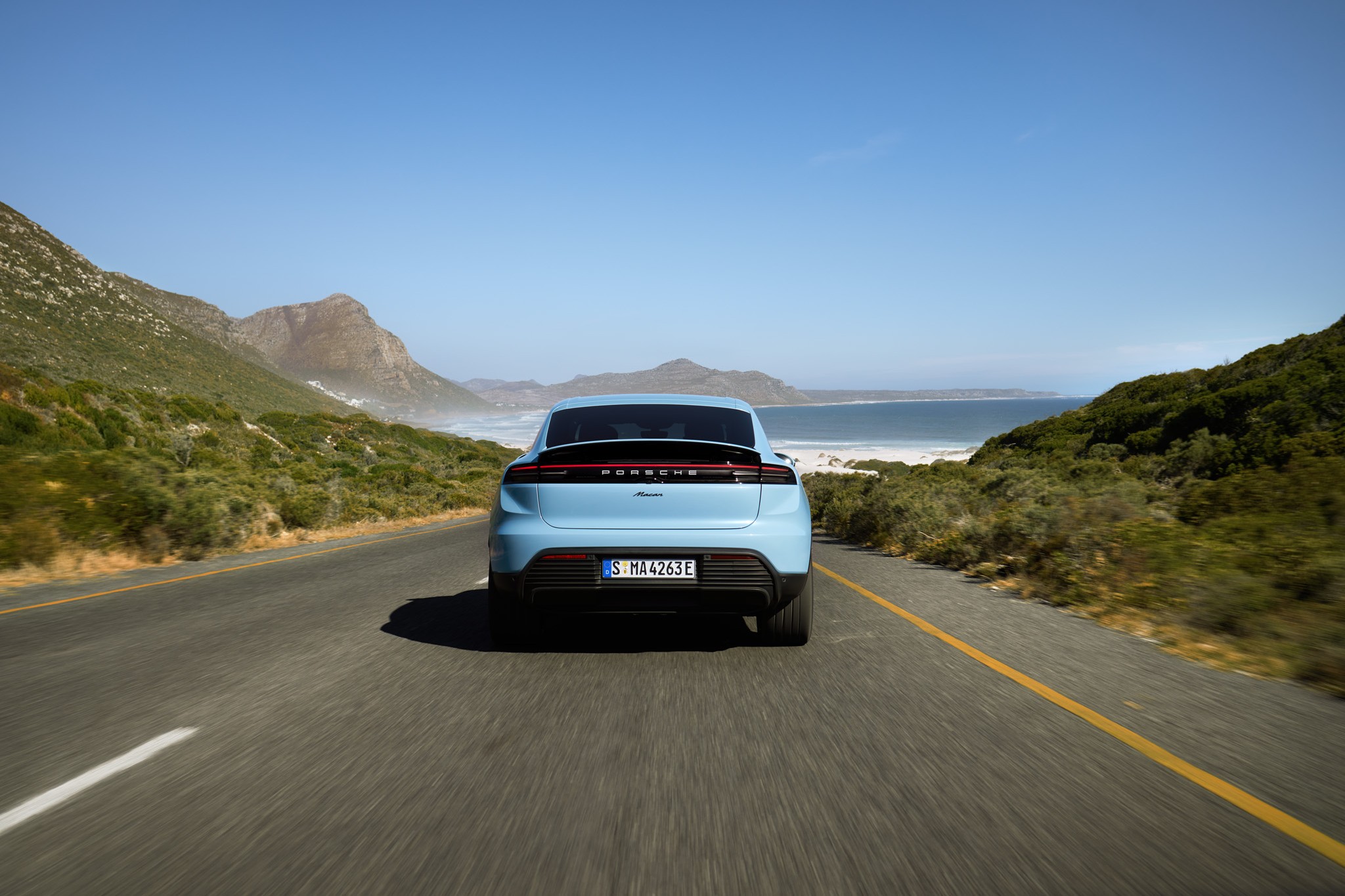 Porsche Macan EV Back