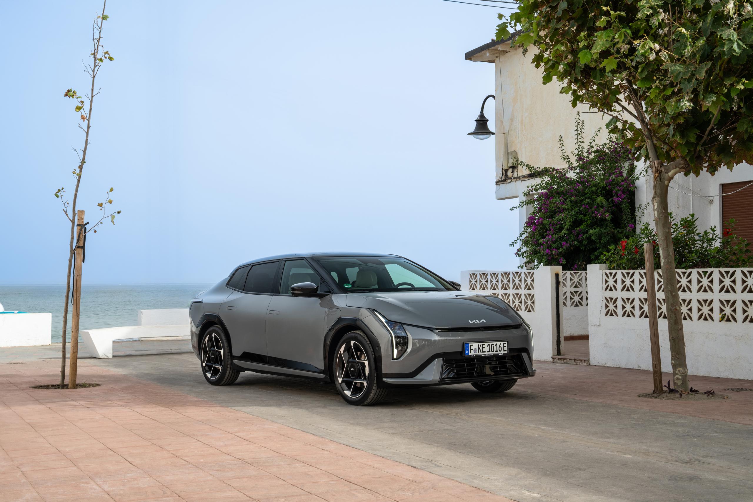 Parked Kia EV4