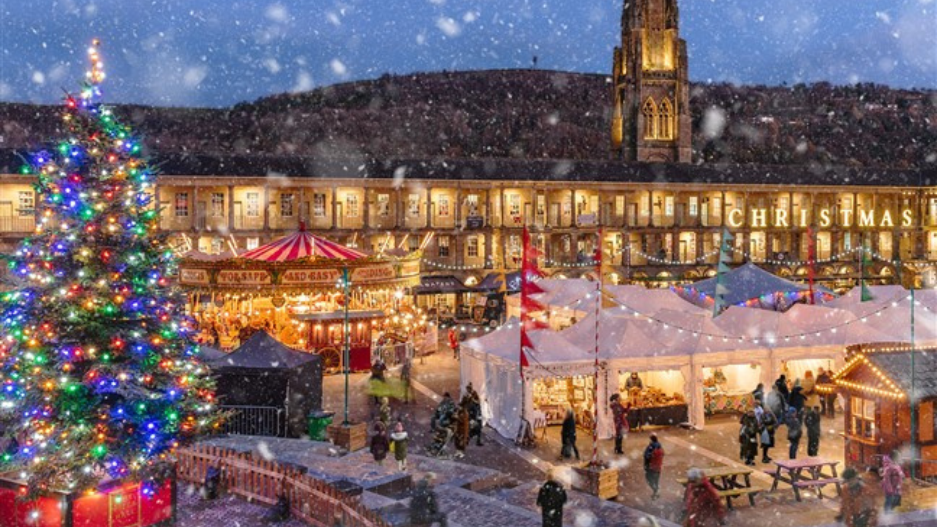 Piece Hall Christmas Market