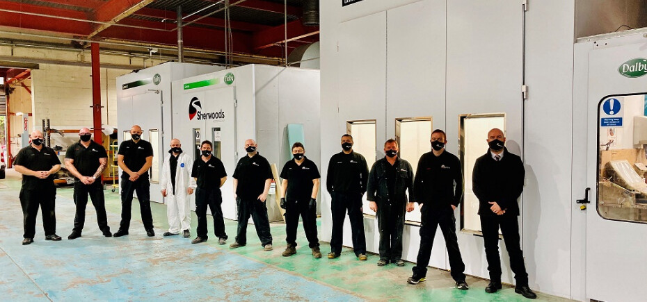 SHERWOODS ACHIEVES NATIONAL KITEMARK FOR BODYSHOP EXCELLENCE AS INVESTMENT PAYS OFF