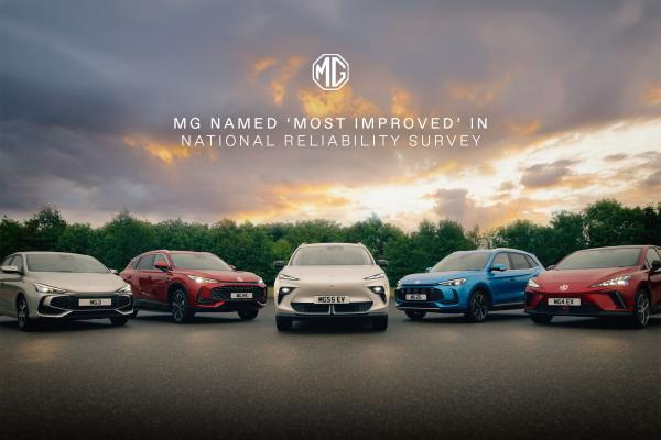 Caffyns MG celebrate latest brand successes in the 2026 What Car? Reliability Survey 