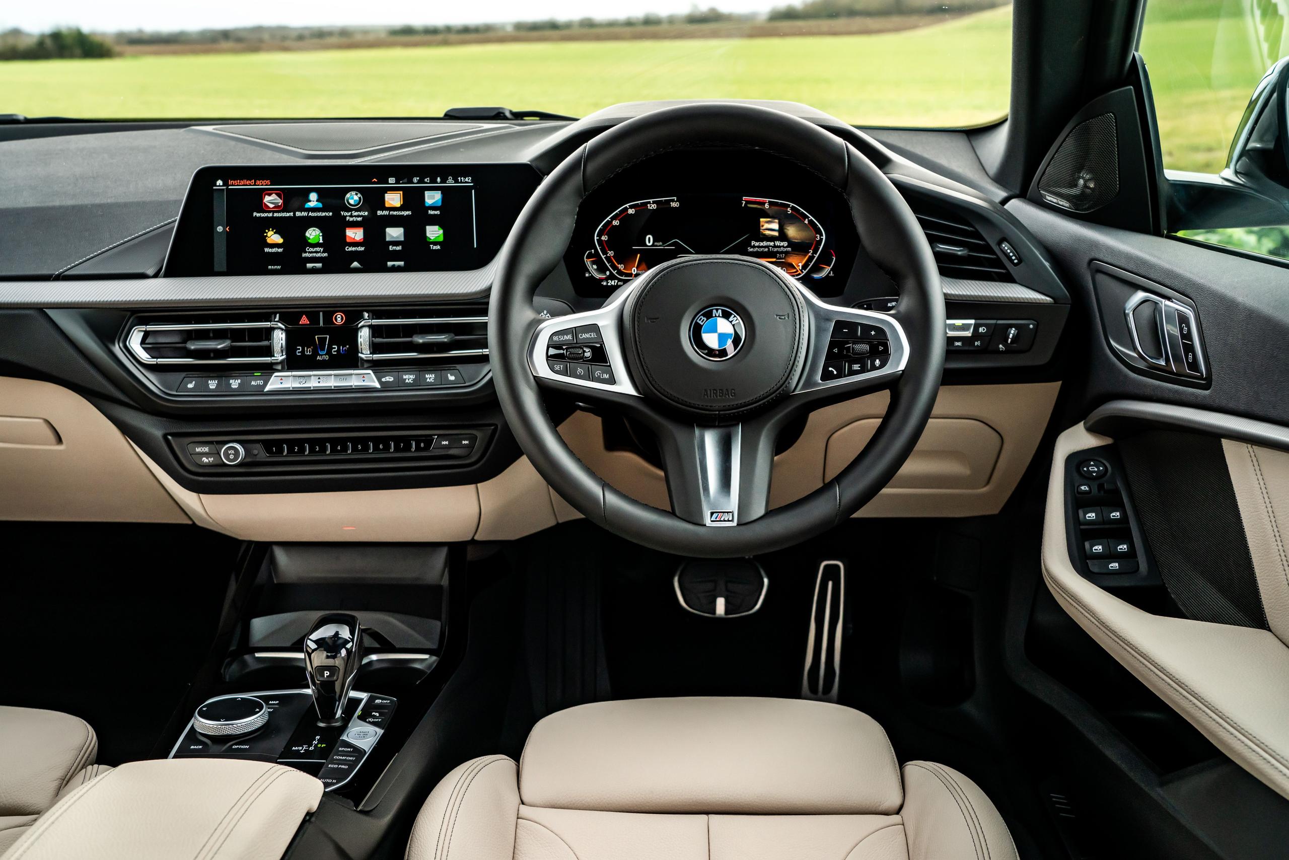 New BMW 2 Series Gran Coupe front interior image of infotainment system
