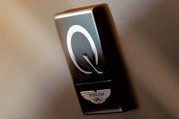 DB12 Goldfinger enamel badges