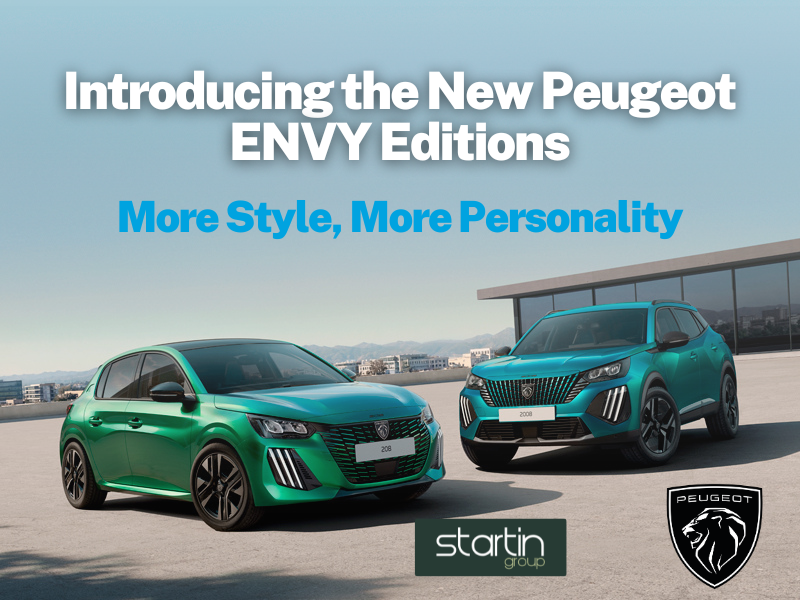 Introducing the New Peugeot ENVY Editions: More Style, More Personality