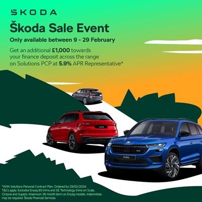 Škoda Sale Event.