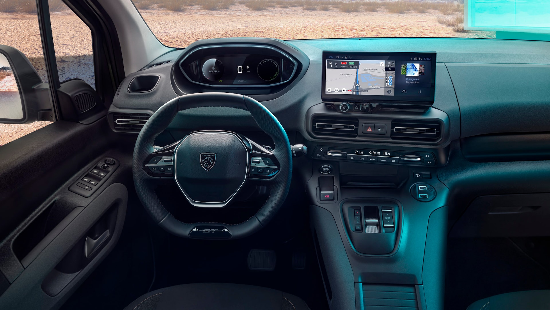infotainment and theory of Peugeot Rifter