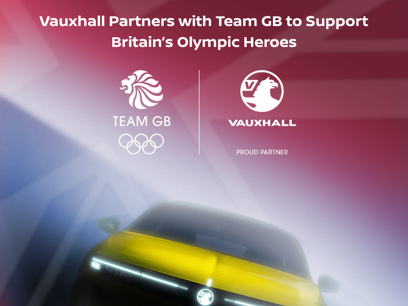Vauxhall Partners with Team GB to Support Britain’s Olympic Heroes