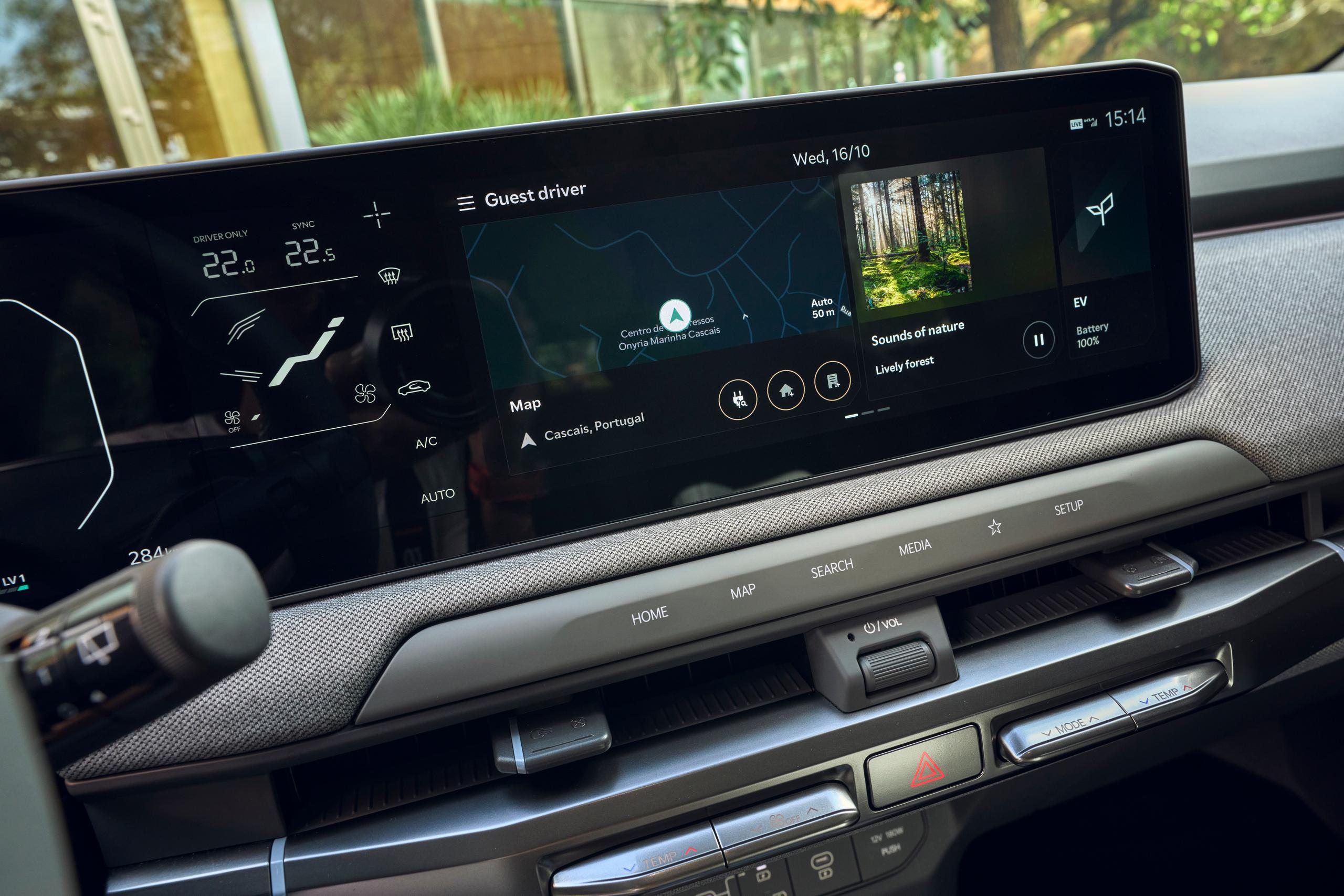 Kia EV3 media screen