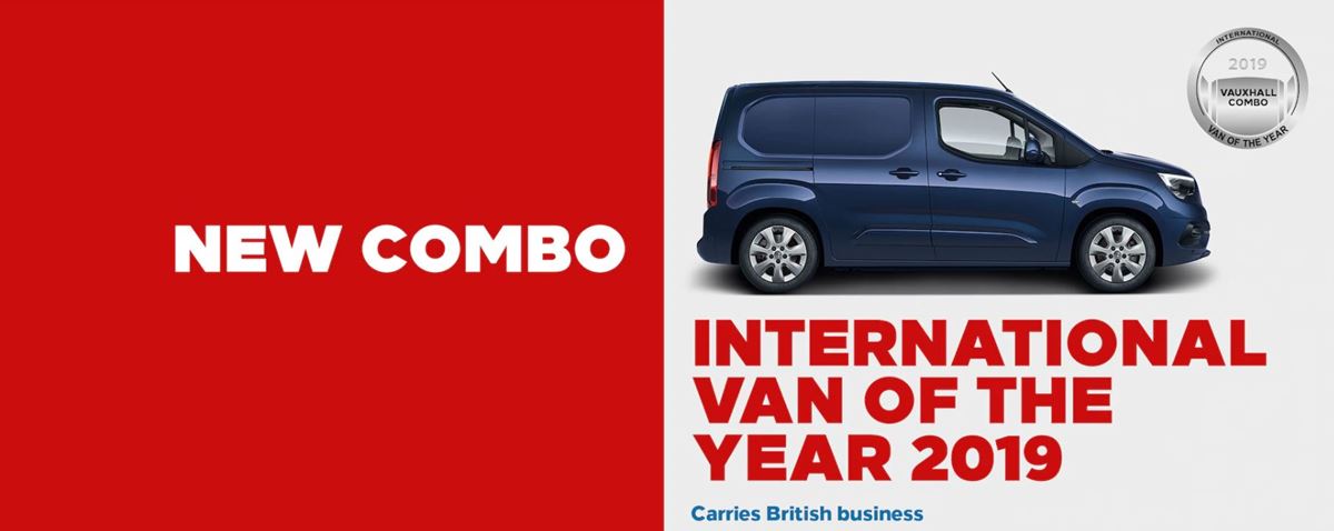 New Vauxhall Combo wins International Van of the Year 2019 Drive Vauxhall